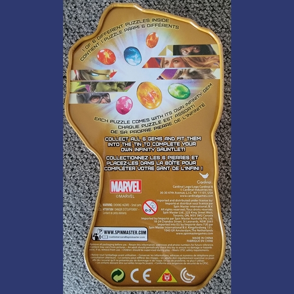 Marvel Avengers Rocket 48 Piece Puzzle With Collectible Infinity Gem - Picture 2 of 5